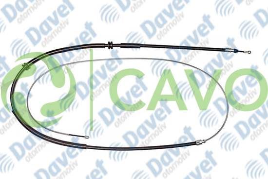 CAVO 1302767 El Fren Teli Arka Sol/Sag Kangoo Iii 08> Uzun Sasi (2392/1297)